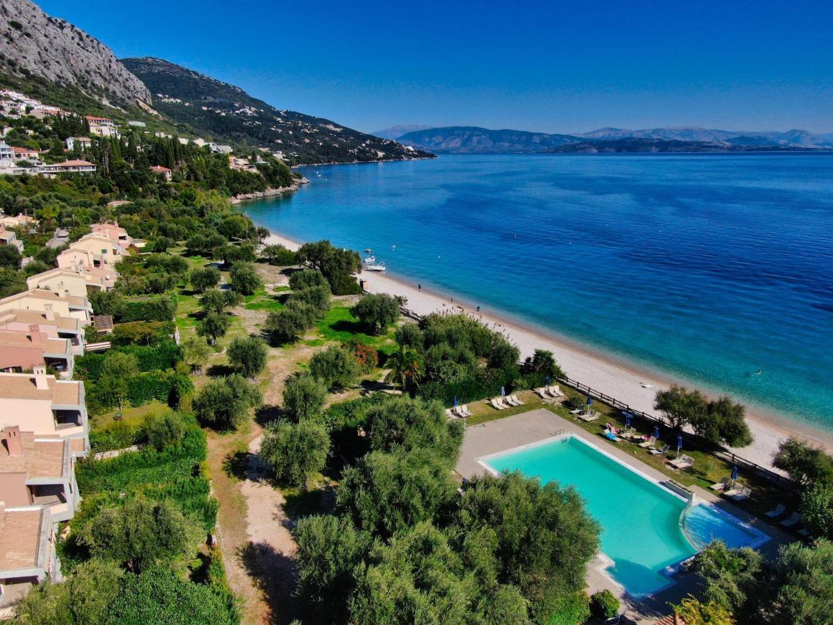 Апартаменты Pebbles And Sea At Barbati With Shared Pool Экстерьер фото